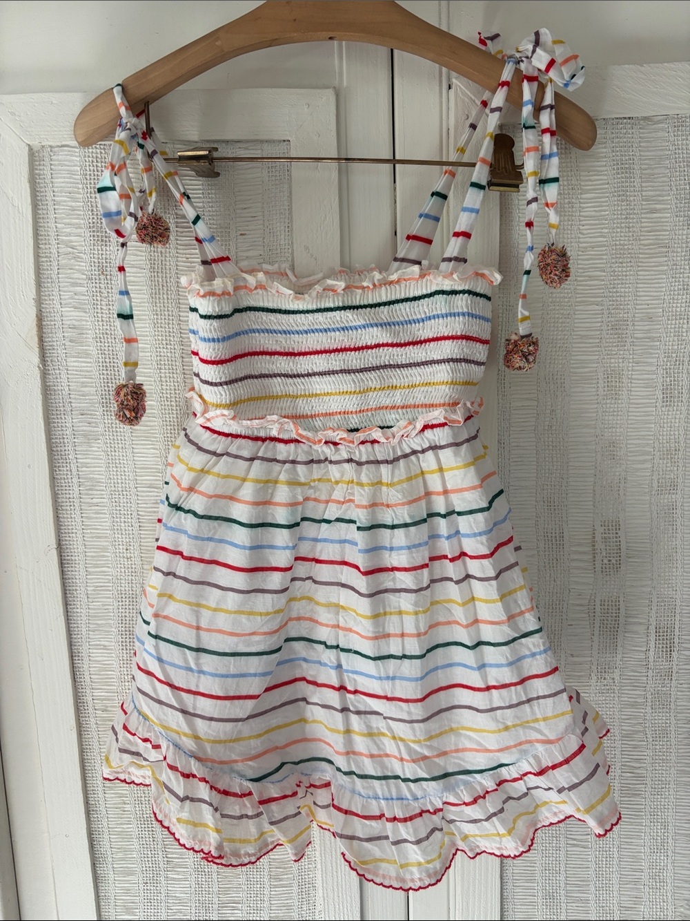 Zimmermann girls stripped dress size 4